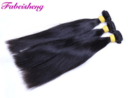 Extensiones brasileñas del pelo del cabello humano de la Virgen, negro natural del pelo brasileño recto
