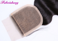 Califique las extensiones peruanas blanqueadas 8A del cabello humano del cierre bajo de seda