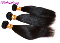 Armadura malasia del pelo de la Virgen negra, extensiones malasias rectas de seda del pelo