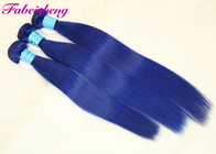 Doble las extensiones coloreadas azul exhausto del pelo para el grado femenino 9A